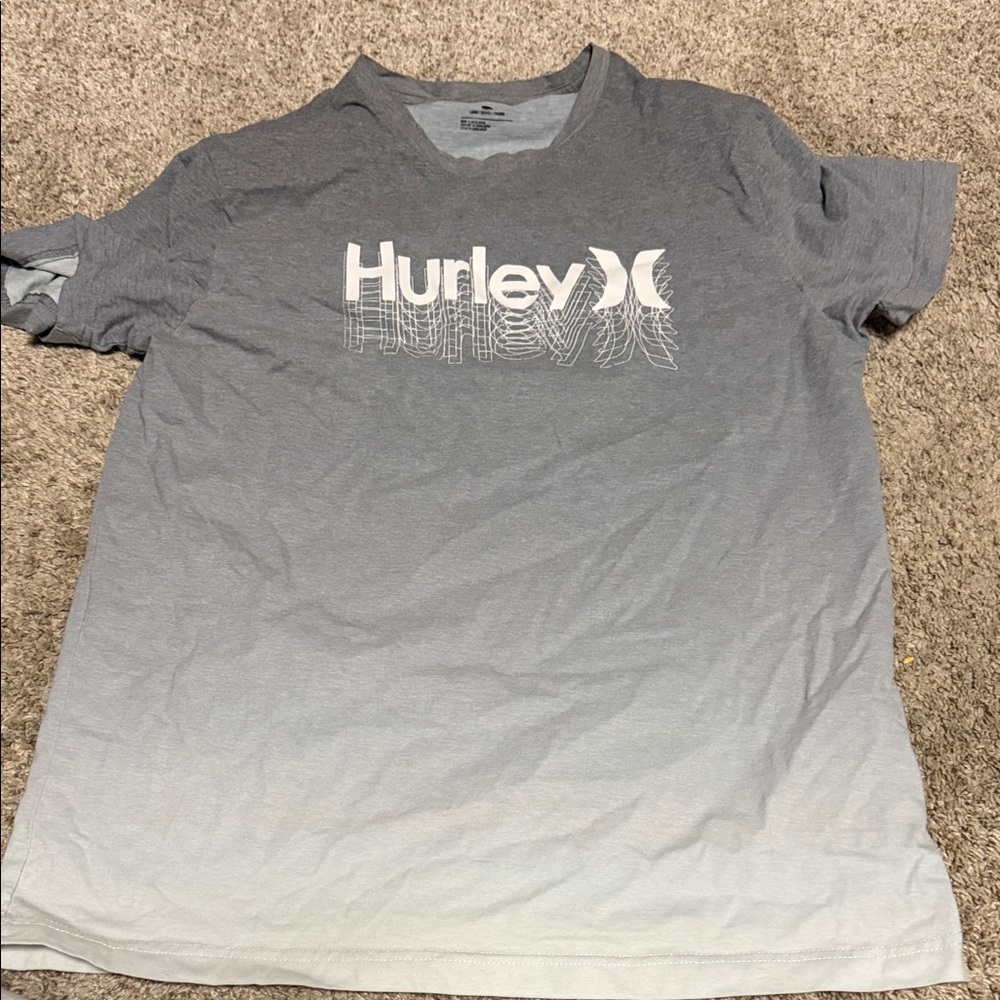 Hurley Men's Gray Ombre T-Shirt